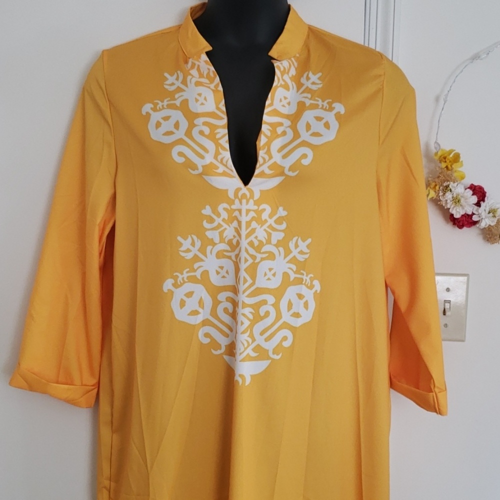 Tangerine Tunic Dress